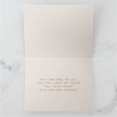 Het brons schittert Collectieve Kerstmis van de Kaart (Binnen)