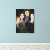 Het Bronte Family Pillar Portret van Branwell Canvas Afdruk (Insitu (Houten vloer))