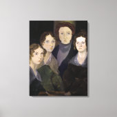 Het Bronte Family Pillar Portret van Branwell Canvas Afdruk (Voorkant)