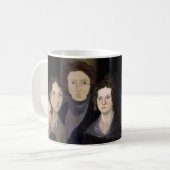Het Brontës ~ Restored Pillar Portret Koffiemok (Voorkant links)