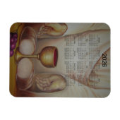 Het Brood des Levens: Heilige Eucharistie 2026 Kal Magneet (Horizontaal)