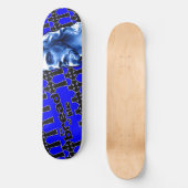 Het brood van het leven blauw met Jezus Persoonlijk Skateboard (Voorkant)