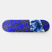 Het brood van het leven blauw met Jezus Persoonlijk Skateboard (Horizontaal)