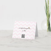 Het broodje in het Roze van de Oven dankt u kaardt Bedankkaart (Achterkant)