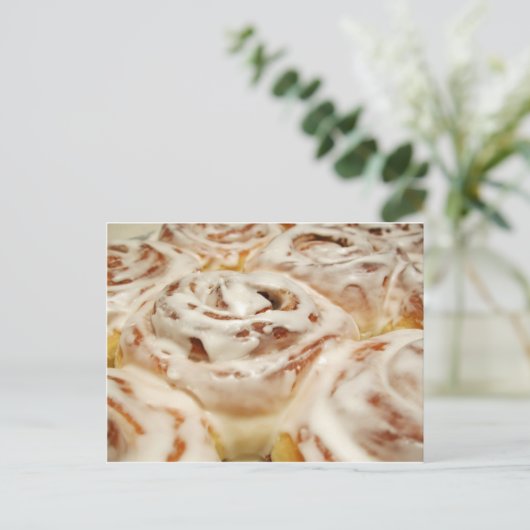 Het Broodje van de kaneel Briefkaart (Staand voorkant)