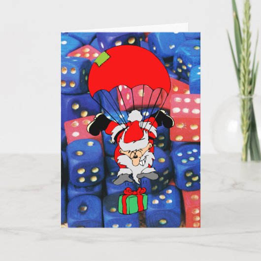 Het broodje van dobbelt feestdagen kaart (Voorkant)