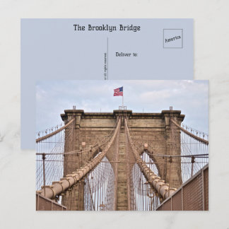 Het Brooklyn Bridge Briefkaart in New York
