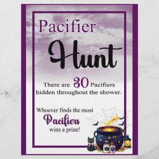 Het brouwen van een Baby _Pacifier Bag Hunt Briefhoofd