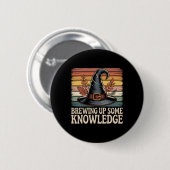 Het brouwen van wat kennis Halloween ontwerp Ronde Button 5,7 Cm (Voorkant /achterkant)
