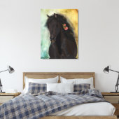 HET BROWN FRIESIAN ~ Wrapped Canvas Afdruk (Insitu (Slaapkamer))