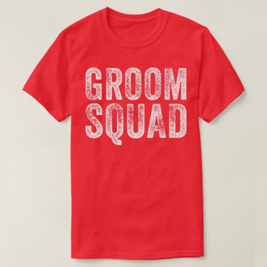 Het Bruidegom Team Bachelorfeest Huwelijk Grappige T-shirt (Design voorkant)