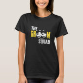 Het Bruidegom Team Retro Grappig Bachelorfeest T-S T-shirt (Voorkant)