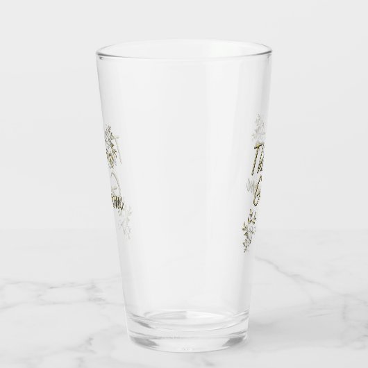 Het bruidegomglas  glas (Rechts)