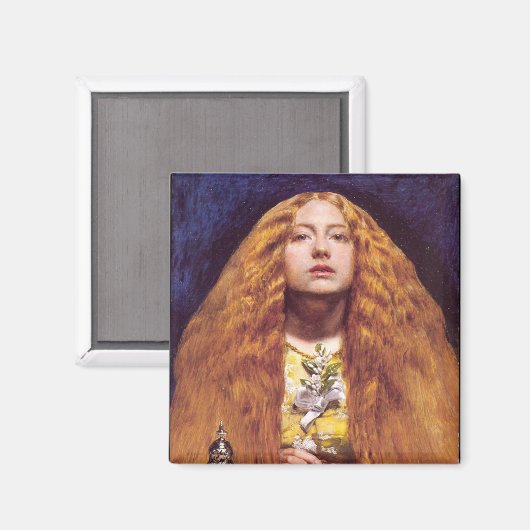 Het bruidsmeisje, 1851 door John Everett Millais Magneet (Voorkant / Achterkant)