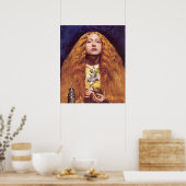 Het bruidsmeisje, 1851 door John Everett Millais Poster (Keuken)
