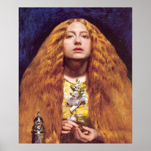 Het bruidsmeisje, 1851 door John Everett Millais Poster