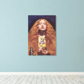 Het bruidsmeisje (door John Everett Millais) Canvas Afdruk (Insitu (Houten vloer))