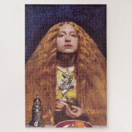 Het bruidsmeisje (door John Everett Millais) Legpuzzel