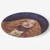 Het bruidsmeisje (door John Everett Millais) Papieren Bordje (Gekanteld)