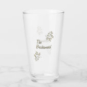 Het bruidsmeisjesglas glas (Achterkant)