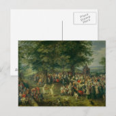 Het bruiloft Banquet Briefkaart (Voorkant / Achterkant)