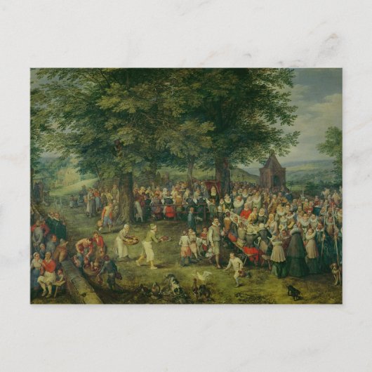 Het bruiloft Banquet Briefkaart (Voorkant)