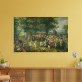 Het bruiloft Banquet Canvas Afdruk (Insitu (Woonkamer))