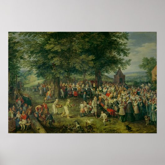 Het bruiloft Banquet Poster (Voorkant)