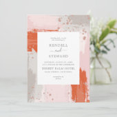 Het bruiloft van de kunstenaar is een felmoderne a kaart (Staand voorkant)