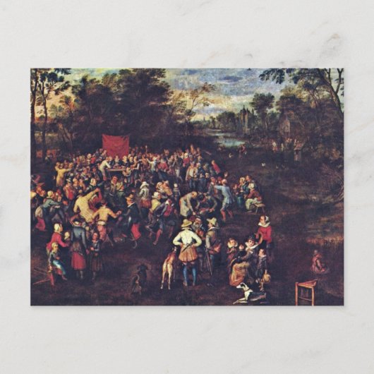 Het bruiloftsbanket van Bruegel D. Ä. Jan (Beste Q Briefkaart (Voorkant)