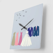 Het Bruiloftsgezelschap Vierkante Klok (Hoek)