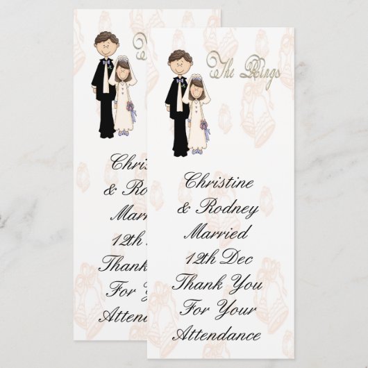 Het bruiloftsreceptie (Voorkant / Achterkant)