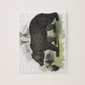 Het bruine Beer, educatieve illustratiepub. door t Legpuzzel (Verticaal)