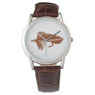 Het bruine Matuka wimpelvlieg bindende art. van de Horloge