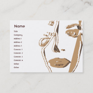 Het bruine Mollig Denken - Visitekaartje