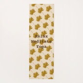 Het bruine patroon van de waterverf ontspant medit yogamat (Achterkant)