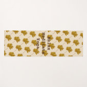 Het bruine patroon van de waterverf ontspant medit yogamat (Voorkant (horizontaal))