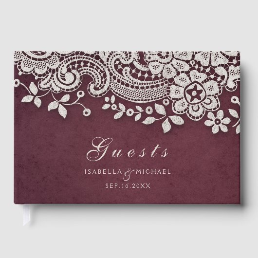 Het  bruinkoolgastenboek van de Bourgogne Gastenboek (Voorkant)