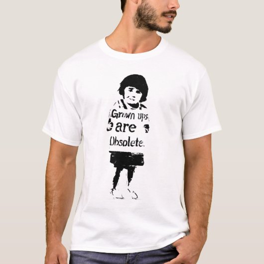 Het bruto binnenlands product is achterhaald t-shirt (Voorkant)