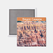 Het Bryce Canyon National Park - Utah, VS Magneet (Voorkant / Achterkant)