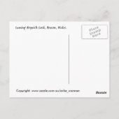 Het Brynich-slot verlaten. Briefkaart (Achterkant)