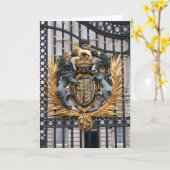 Het Buckingham Palace Londen Engeland van CREST Kaart (Gele Bloem)