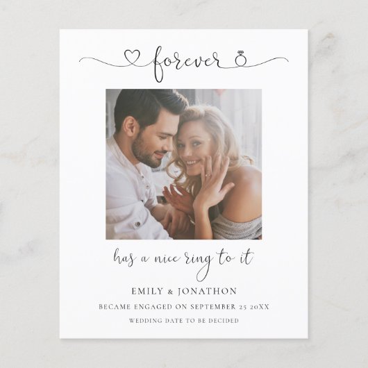 Het budget voor altijd heeft het Foto Verloving (Voorkant)