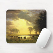 Het buffelspoor, Albert Bierstadt Muismat (Met muis)