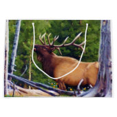Het Bugler Elk Bull Large Cadeautasje (Voorkant)