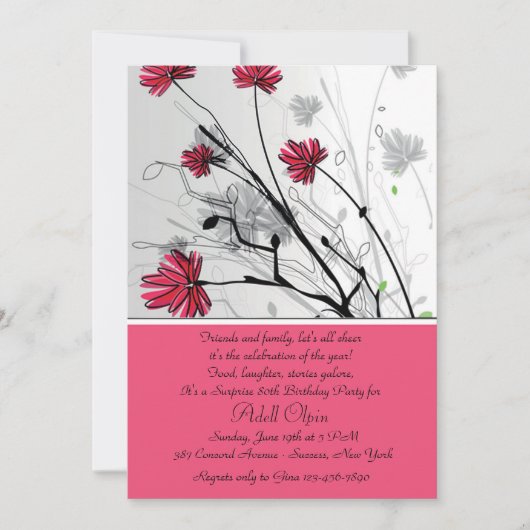 Het buigen in de Uitnodiging van de Breeze (Voorkant)