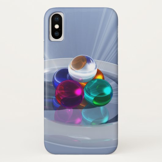 Het buigen Lichte iPhone Geval-Mate Case-Mate iPhone Case (Achterkant)