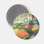 Het buigen van het Producentennet (Pike Place Seat Magneet (Voorkant / Achterkant)