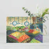 Het buigen van het product (Pike Place Seattle) Kaart (Staand voorkant)