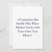 Het buigen van het product (Pike Place Seattle) Kaart (Achterkant)